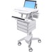 Ergotron StyleView Laptop Cart, 3 Drawers (1x3) - Up to 17.3" Screen Support - 20 lb Load Capacity - Freestanding - Aluminum, Plastic, Steel