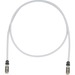 Panduit Cat.6a Patch Network Cable - 9.84 ft Category 6a Network Cable for Network Device - First End: 1 x RJ-45 Network - Male - Second End: 1 x RJ-45 Network - Male - Patch Cable - Shielding - Gray