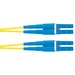 Panduit Fiber Optic Duplex Patch Network Cable - 10 ft Fiber Optic Network Cable for Network Device - First End: 2 x LC Network - Male - Second End: 2 x LC Network - Male - Patch Cable - 9/125 µm - Yellow - 1