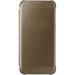Samsung S-View Carrying Case (Flip) Smartphone - Clear Gold - 0.7" Height x 3" Width x 6" Depth