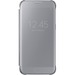 Samsung S-View Carrying Case (Flip) Smartphone - Clear Silver - 0.7" Height x 3" Width x 6" Depth