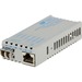 miConverter PoE/PD 10/100 Ethernet Fiber Media Converter RJ45 LC Single-Mode 30km - 1 x 10/100BASE-TX, 1 x 100BASE-LX, US AC & PoE Powered, Lifetime Warranty