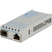 miConverter PoE/PD 10/100 Ethernet Fiber Media Converter RJ45 SFP - 1 x 10/100BASE-TX, 1 x 100BASE-X (SFP), US AC & PoE Powered, Lifetime Warranty