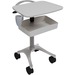 Anthro Zido Ultrasound Cart Package - 135 lb Capacity - 4 Casters - 4" Caster Size - Medium Density Fiberboard (MDF), Cast Metal - x 40" Height - Steel Frame - Cool Gray - 4 Box