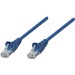 Intellinet Network Solutions Cat5e UTP Network Patch Cable, 0.5 ft (0.15 m), Blue - RJ45 Male / RJ45 Male