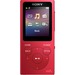 Sony Walkman NW-E394 8 GB Flash MP3 Player - Red - Photo Viewer, FM Tuner - 1.8" - Battery Built-in - MP3, MP3 VBR, WMA, ASF, WAV, AAC, AAC-LC - 35 Hour