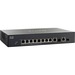 Cisco SG300-10PP 10-Port Gigabit PoE+ Managed Switch - 10 Ports - Manageable - Gigabit Ethernet - 10/100/1000Base-T, 1000Base-X - Refurbished - 3 Layer Supported - 2 SFP Slots - Twisted Pair, Optical Fiber - Desktop - Lifetime Limited Warranty