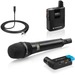 Sennheiser Wireless Microphone System - 1.88 GHz to 1.93 GHz Operating Frequency - 20 Hz to 20 kHz Frequency Response