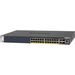 Netgear M4300 24x1G PoE+ Stackable Managed Switch with 2x10GBASE-T and 2xSFP+ (1000W PSU) - 26 Ports - Manageable - Gigabit Ethernet, 10 Gigabit Ethernet - 10GBase-T, 1000Base-T, 10GBase-X - 3 Layer Supported - Modular - Optical Fiber, Twisted Pair - 1U H
