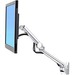 Ergotron Mounting Arm for Monitor - Polished Aluminum - 1 Display(s) Supported - 24" Screen Support - 8 lb Load Capacity