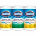 Clorox Disinfecting Cleaning Wipes Value Pack - Ready-To-Use Wipe - Fresh, Crisp Lemon Scent - 75 / Canister - 225 / Pack - White