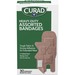 Curad Extreme Hold Assorted Bandages - 30/Box - Tan - Fabric