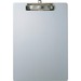 Officemate Aluminum Clipboard - 8 1/2" x 11" - Low-profile - Aluminum - Silver - 1 Each