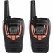 Cobra ACXT345 - 22 Radio Channels - Upto 132000 ft (40233600 mm) - 121 Total Privacy Codes - NOAA Weather Radio, Voice Activated Transmission (VOX), Push-to-talk (PTT), Hands-free - Weather Resistant - AA - Nickel Metal Hydride (NiMH) - Black, Orange - 2 Pack