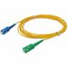 AddOn ADD-ASC-SC-5MS9SMF Fiber Optic Simplex Network Patch Cable - 16.40 ft Fiber Optic Network Cable for Network Device - First End: 1 x SC/APC Network - Male - Second End: 1 x SC Network - Male - Patch Cable - 9/125 µm - Yellow