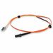 AddOn 3m MT-RJ (Male) to LC (Male) Straight Orange OM1 & OS1 Duplex Fiber OFNR (Riser-Rated) Mode Conditioning Cable - 100% compatible and guaranteed to work