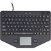 iKey Compact Mobile Keyboard with Touchpad - Cable Connectivity - USB Interface - Computer - TouchPad - PC - Industrial Silicon Rubber Keyswitch