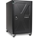 Kensington AC12 12-Bay Security Charging Cabinet - x 16.5" Width x 23.2" Depth x 28.1" Height - Black - For 12 Devices - 1