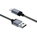 Sync & Charge Lightning Cable - 11 in. Braided Black - 11 in. Braided Black
