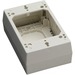 Black Box Surface Mount Box - Single-Gang - 1-gang - Ivory - Polyvinyl Chloride (PVC) - TAA Compliant