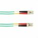 Black Box Fiber Optic Duplex Patch Network Cable - 6.50 ft Fiber Optic Network Cable for Network Device - First End: 2 x LC Network - Male - Second End: 2 x LC Network - Male - 1 Gbit/s - Patch Cable - OFNP, OFNR - 62.5/125 µm - Green - TAA Complian