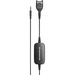 Sennheiser TC-W Telephone Cable - Easy Disconnect/Sub-mini phone Audio Cable for Phone, Headset, Audio Conferencing System - First End: 1 x Easy Disconnect - Male - Second End: 1 x 4-pin Sub-mini phone - Male - Black - 1