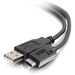 C2G 6ft USB C to USB Cable - USB C 2.0 to USB A Cable - M/M - USB for Smartphone, Tablet, Hard Drive, Printer, Notebook, Cellular Phone - 60 MB/s - 6 ft - Type C Male USB - Type A Male USB - Black