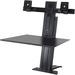 Ergotron WorkFit Desk Mount for Monitor, Keyboard - Black - 2 Display(s) Supported - 24" Screen Support - 25 lb Load Capacity