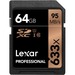 Lexar Professional 64 GB Class 10/UHS-I (U1) SDXC - 2 Pack - 95 MB/s Read - 20 MB/s Write - 633x Memory Speed - Lifetime Warranty