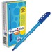Paper Mate Inkjoy 100 ST Ballpoint Stick Pens - Medium Pen Point - 1 mm Pen Point Size - Blue - Translucent Barrel - 1 Dozen