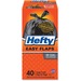 Hefty Easy Flaps 30-gallon Large Trash Bags - Large Size - 30 gal - 30" Width x 33" Length x 0.85 mil (22 Micron) Thickness - Black - 6/Carton - 40 Per Box