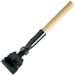 Rubbermaid Commercial Snap-On Dust Mop Hardwood Handle - 60" Length - Hardwood - 12 / Carton