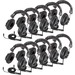 Califone 3068AV-10L Headsets - Mono, Stereo - Mini-phone (3.5mm) - Wired - 36 Ohm - Over-the-head - Binaural - Ear-cup - 10 ft Cable - Black