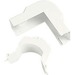 Panduit Pan-Way Bend Radius Control Fittings - Corner Fitting - White - Polyvinyl Chloride (PVC)