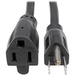 Eaton Tripp Lite Series Power Extension Cord, NEMA 5-15P to NEMA 5-15R - Heavy-Duty, 15A, 120V, 14 AWG, 25 ft. (7.62 m), Black - 120 V AC Voltage Rating - 15 A Current Rating - Black
