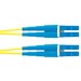 Panduit Fiber Optic Duplex Patch Network Cable - 33 ft Fiber Optic Network Cable for Network Device - First End: 2 x LC Network - Male - Second End: 2 x LC Network - Male - Patch Cable - Yellow
