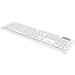 Man & Machine L Cool Keyboard - Cable Connectivity - USB Interface - English (US) - Windows, Linux, Mac - White
