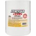 2XL Mega Roll Wipes Refill - 8" x 8" - White - Phenol-free, Alcohol-free, Bleach-free, Perforated - For Toilet - 1 Rolls Per Case - 1200 Per Case - 1 / Roll