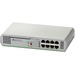 Allied Telesis CenterCOM AT-GS910/8 Ethernet Switch - 8 Ports - Gigabit Ethernet - 10/100/1000Base-TX - 3 Layer Supported - Twisted Pair - Desktop, Wall Mountable - Lifetime Limited Warranty