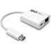 Tripp Lite USB-C to Gigabit Ethernet Network Adapter w/ USB-C Charging Port - USB 3.1 - 1 Port(s) - 1 - Twisted Pair