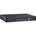 GeoVision GV-POE0812 Ethernet Switch - 10 Ports - Manageable - Gigabit Ethernet - 1000Base-LX, 10/100/1000Base-T, 1000Base-SX - 2 Layer Supported - Modular - 2 SFP Slots - Twisted Pair, Optical Fiber - Rack-mountable