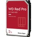 WD Red Pro WD2002FFSX-20PK 2 TB Hard Drive - 3.5" Internal - SATA (SATA/600) - Storage System, Desktop PC Device Supported - 7200rpm - 300 TB TBW - 5 Year Warranty - 20 Pack