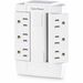 CyberPower GT600P Wall Tap Outlet - NEMA 5-15R Outlet(s), NEMA 5-15P Plug Type, Wall Tap Plug Style, White