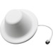 WilsonPro 4G LTE/ 3G High Performance Wide-Band Dome Ceiling Antenna - 698 MHz to 960 MHz, 1710 MHz to 2700 MHz - 4 dB - Cellular Network, Indoor - White - Ceiling Mount - Omni-directional - N-Type Connector