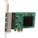 SYBA 4 Port Gigabit Ethernet PCI-e x1 Network Interface Card - PCI Express 1.1 - 4 Port(s) - 4 - Twisted Pair - 10/100/1000Base-T - Plug-in Card