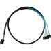 HighPoint 1 Meter Cable Length, SFF-8643 to Controller and 4x SATA to 4x SATA Drives - 3.28 ft Mini-SAS HD/SATA Data Transfer Cable for Host Bus Adapter - First End: 1 x Mini-SAS HD - Second End: 4 x SFF-8643 SATA