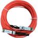 HPE X2A0 10G SFP+ to SFP+ 20m Active Optical Cable - 65.62 ft Fiber Optic Network Cable for Network Device, Switch - First End: 1 x SFP+ Network - Male - Second End: 1 x SFP+ Network - Male - 10 Gbit/s - Orange - 1