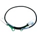 HPE X240 100G QSFP28 to QSFP28 1m Direct Attach Copper Cable - 3.28 ft Fiber Optic Network Cable for Network Device, Switch - First End: 1 x QSFP28 Network - Male - Second End: 1 x QSFP28 Network - Male - 100 Gbit/s - Black - 1