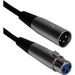 QVS 15ft XLR Male to Female Balanced Audio Cable - 15 ft XLR Audio Cable for Microphone, Guitar, Audio Device - First End: 1 x 3-pin XLR Audio - Male - Second End: 1 x 3-pin XLR Audio - Female