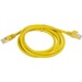 Monoprice FLEXboot Series Cat5e 24AWG UTP Ethernet Network Patch Cable, 14ft Yellow - 14 ft Category 5e Network Cable for Network Device - First End: 1 x RJ-45 Network - Male - Second End: 1 x RJ-45 Network - Male - Patch Cable - Gold Plated Contact - 24 